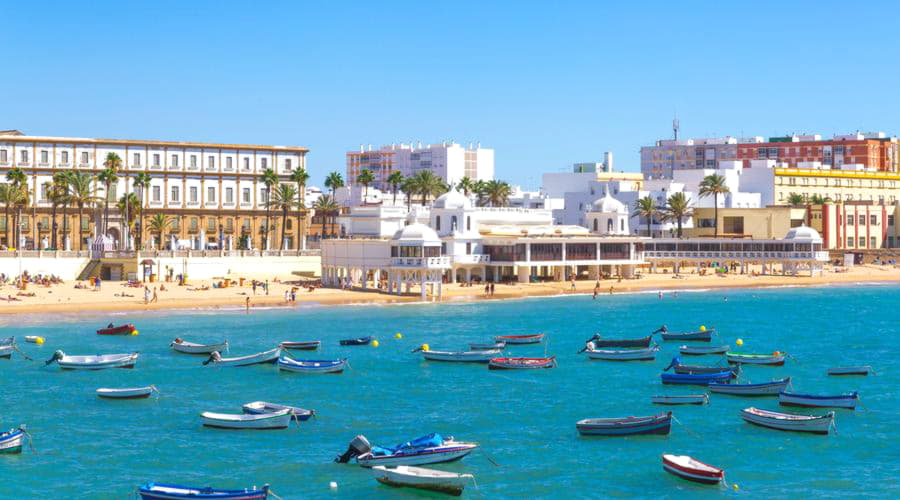 Our car rental services offer a diverse selection of vehicles at in Cadiz.